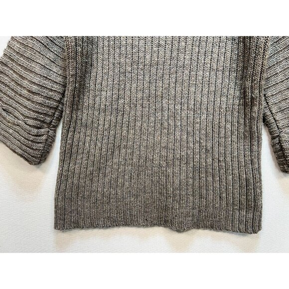 Soft Surroundings Womens Wool Turtleneck Pullover Sweater Ribbed Knit Sz L Brown - Picture 10 of 10